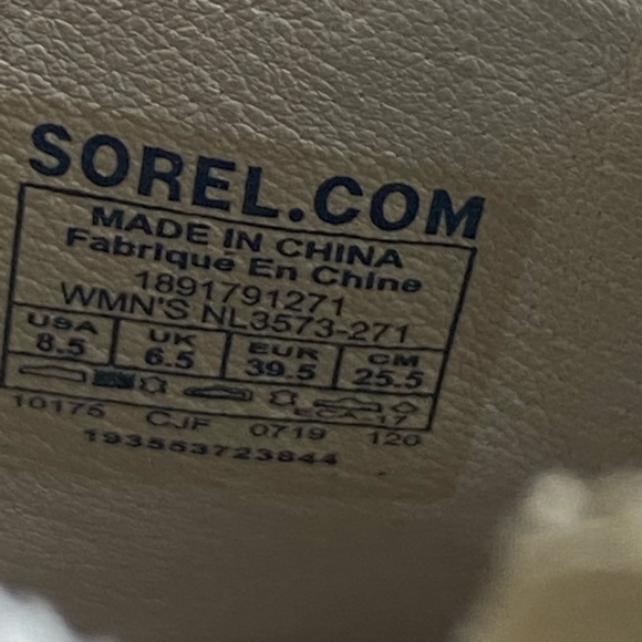 Sorel Nadia Ankle Peep Toe Booties in Woman’s size 8.5 - Picture 6 of 10